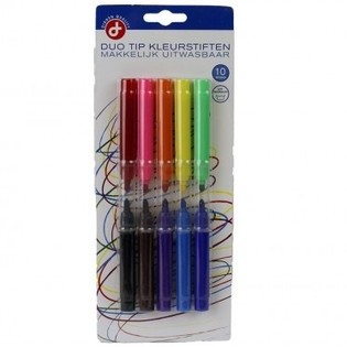 SET 10 SPIDOL WARNA DALAM KARTU (12 pcs)