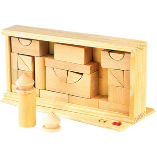 **SANGAT MURAH** KOTAK BALOK KAYU, 27 BAGIAN (24 pcs.)