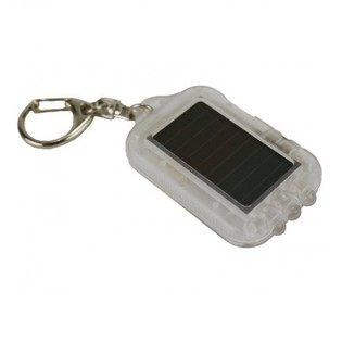 GANTUNGAN KUNCI TENAGA SURYA DENGAN LAMPU LED - TRANSPARAN (20 pcs)