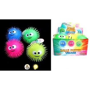 BOLA PUFFER BOUNCE MENYALA BESAR DALAM DISPLAY (12 pcs)
