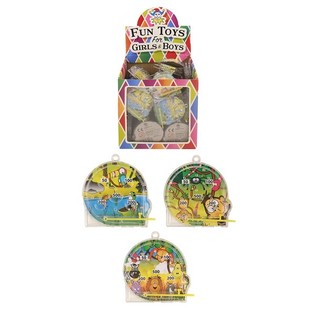 Mainan Pinball Mini Model Hewan Hutan dalam Display (108 pcs)