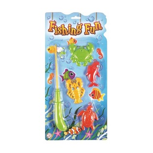PERMAINAN MEMANCING MAGNETIK DENGAN KARTU (12 pcs)