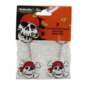 Set Gantungan Kunci Bajak Laut 2 Bagian (10 Set)