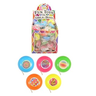 YO-YO BERWARNA DALAM TAMPILAN (72 pcs)