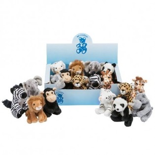 BONEKA HEWAN KEBUN BINATANG DALAM DISPLAY (18 pcs)