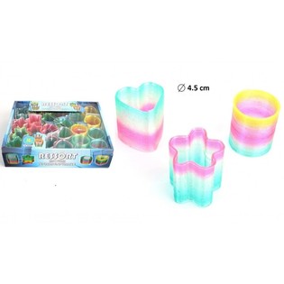 Mainan Slinky Pegas Mix Design &Oslash;4.5 CM dalam Display (24 pcs)