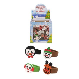 Cincin Anak Silikon: Karakter Natal dalam Kotak Pajangan (156 pcs)
