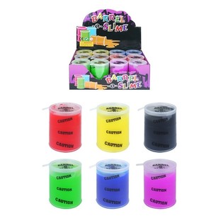 Slime berwarna dalam tong dalam pajangan (12 pcs.)