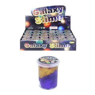 MULTI COLOR GALAXY SLIME DALAM TONG DALAM DISPLAY (24 pcs)