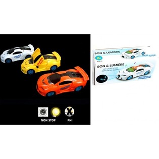 Mobil Polisi Bump & Go dengan Lampu dan Suara (1 pc)