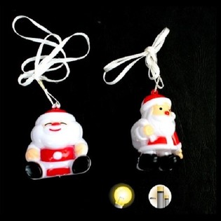 KALUNG LED SANTA CLAUS MENYALA (48 pcs)