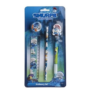 Set Alat Tulis Smurf 5 Bagian (12 pcs.)