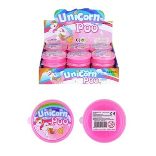 Slime Glitter Unicorn | Mainan Slime Berkilau (24 Pcs)