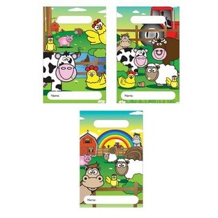Kantong Hadiah Tema Peternakan 23x15 cm (144 pcs)