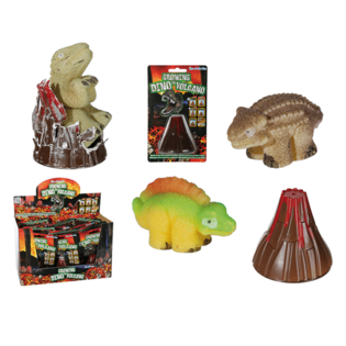 DINOSAURUS TUMBUH DALAM VULKANO (12 pcs)