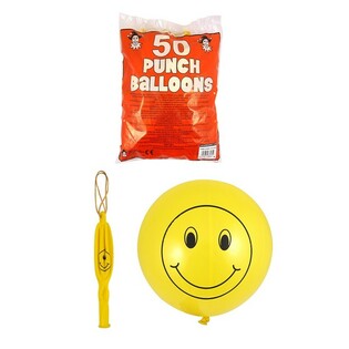 BALON PUNCH SMILEY (50 pcs)
