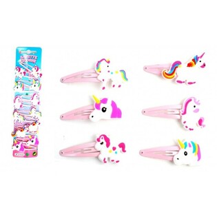 Jepit Rambut Unicorn Anak (12 pcs)