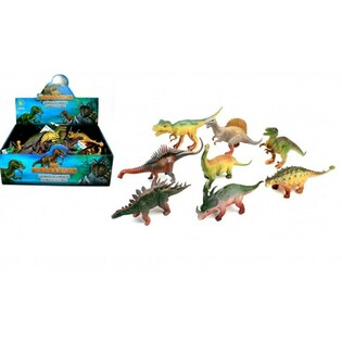 CAMPURAN DINOSAURUS, TINGGI SEKITAR 17 CM DALAM DISPLAY (16 pcs)