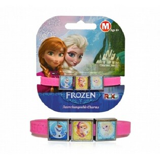 Gelang Frozen dengan 3 Charm yang Bisa Diganti (24 pcs)