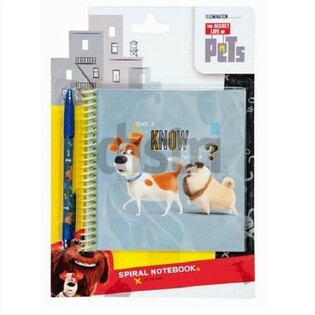 SECRET LIFE OF PETS &ndash; Buku Catatan + Pulpen (Isi 12 pcs)