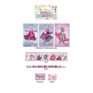 SET ALAT TULIS SUPER GIRLS 5-IN-1 (24 pcs)