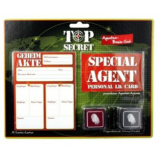 TOP SECRET &ndash; AGEN RAHASIA, SET SIDIK JARI (12 pcs)