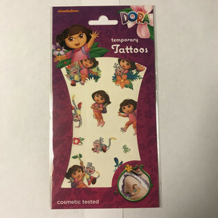SET STIKER TATO: DORA, 20 x 10 cm (10 pcs)