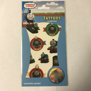 SET STIKER TATTOO: THOMAS & FRIENDS, 20 x 10 cm (10 pcs)