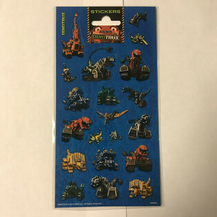 STIKER: DINOTRUX, Ukuran 20 x 10 cm (10 pcs)