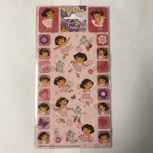 STIKER: DORA, Uk. 20 x 10 Cm (10 pcs)