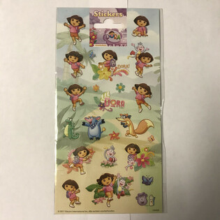 STIKER: DORA, Ukuran 20 x 10 Cm (10 pcs)