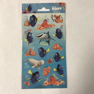 STIKER: DISNEY FINDING DORY, Ukuran 20 x 10 cm (10 pcs)