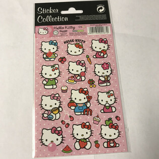 STIKER: HELLO KITTY, Ukuran 20 x 10 cm (10 pcs)