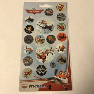 Lembar Stiker Disney Planes, Ukuran 20 x 10 Cm (10 Pcs)