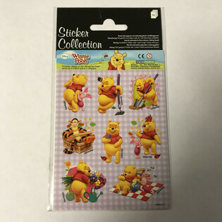 Lembar Stiker: Disney Winnie the Pooh, 16 x 9 cm (10 pcs)