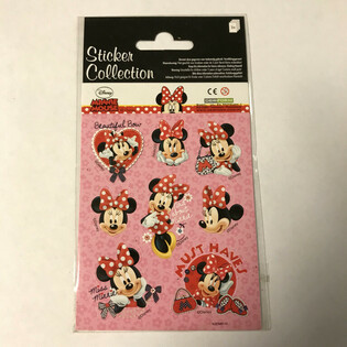 Stiker Disney Minnie Mouse - 16 x 9 cm (10 set)