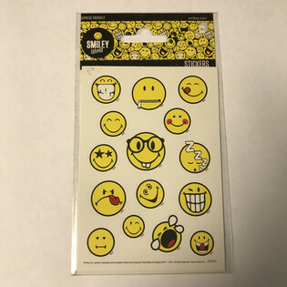 LEMBAR STIKER: SMILEY&rsquo;S, Ukuran 16 x 9 cm (10 pcs)