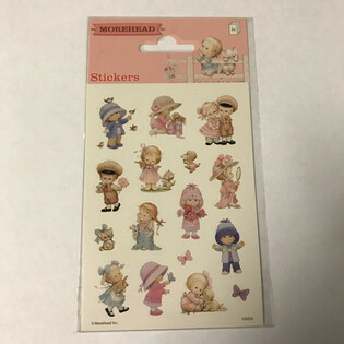 Lembar Stiker Morehead - Anak-Anak Lucu, 16 x 9 cm (10 pcs)