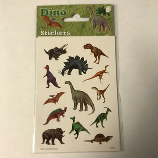 LEMBAR STIKER: DINOSAURUS, Ukuran 16 x 9 cm (10 pcs)