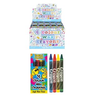 SMILEY Set Krayon 4 Bagian dalam Display (120 pcs)