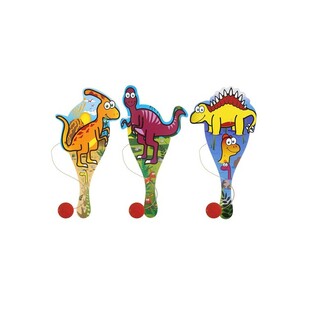 MAINAN RAKET BOLA DINOSAURUS (24 pcs)