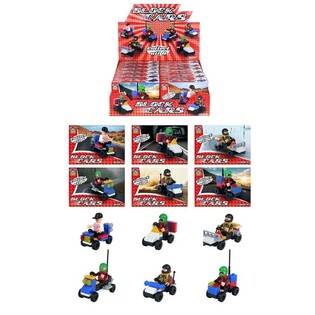 BLOCK CARS &ndash; Kendaraan Balok Susun dalam Display (12 pcs)
