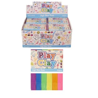 Tanah Liat / Clay 6 Warna (35g) - Dalam Display (72 pcs)