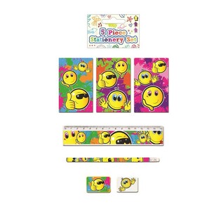 Set Alat Tulis Smiley 5-Piece (24 pcs)