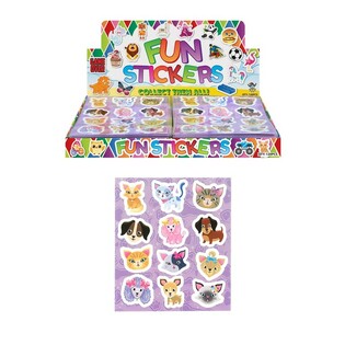 Stiker Lucu &ndash; Model: Anjing & Kucing (120 pcs)