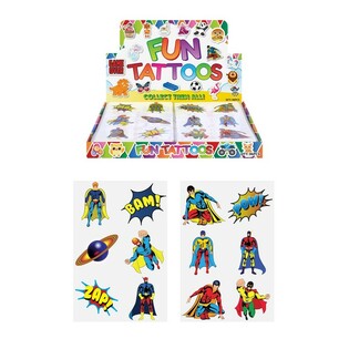 Tato Temporer Seru &ndash; Model: Super Hero (96 pcs)