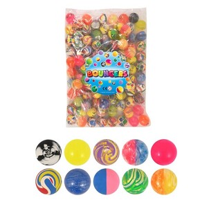 Mix Bola Memantul, 3.3 cm (100 pcs)