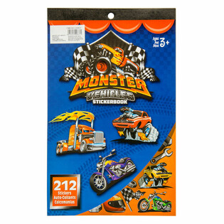 Buku Stiker Monster Truck 212 Bagian (12 buah)