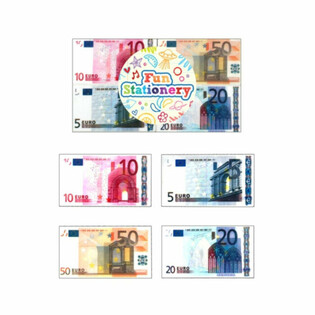 Penghapus Uang Kertas Euro (24 pcs)