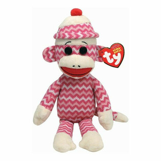 Boneka Monyet TY, Merah Muda (3 pcs)